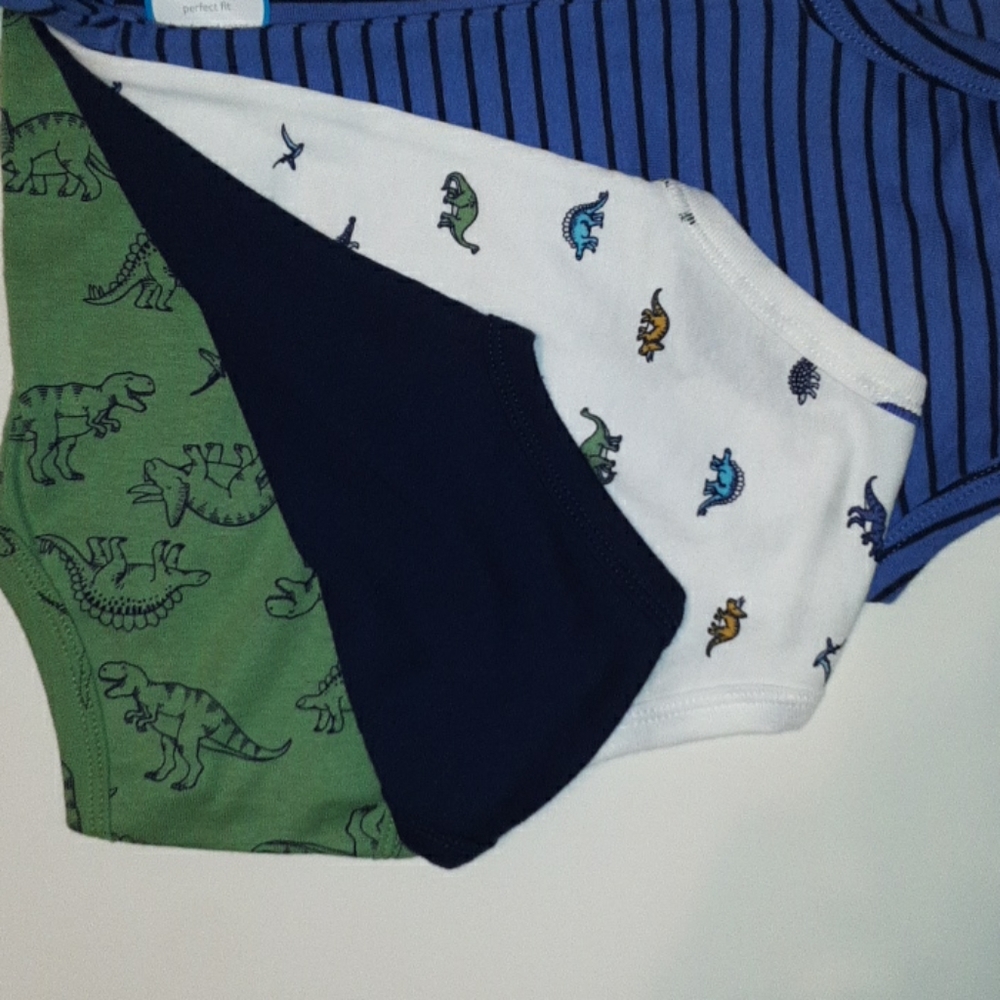 Carters 4 pack dinosaur themed Onesies